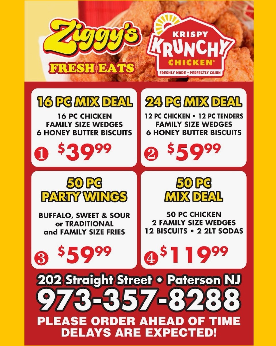 Ziggy’s Fresh Eats Menu - Image 2